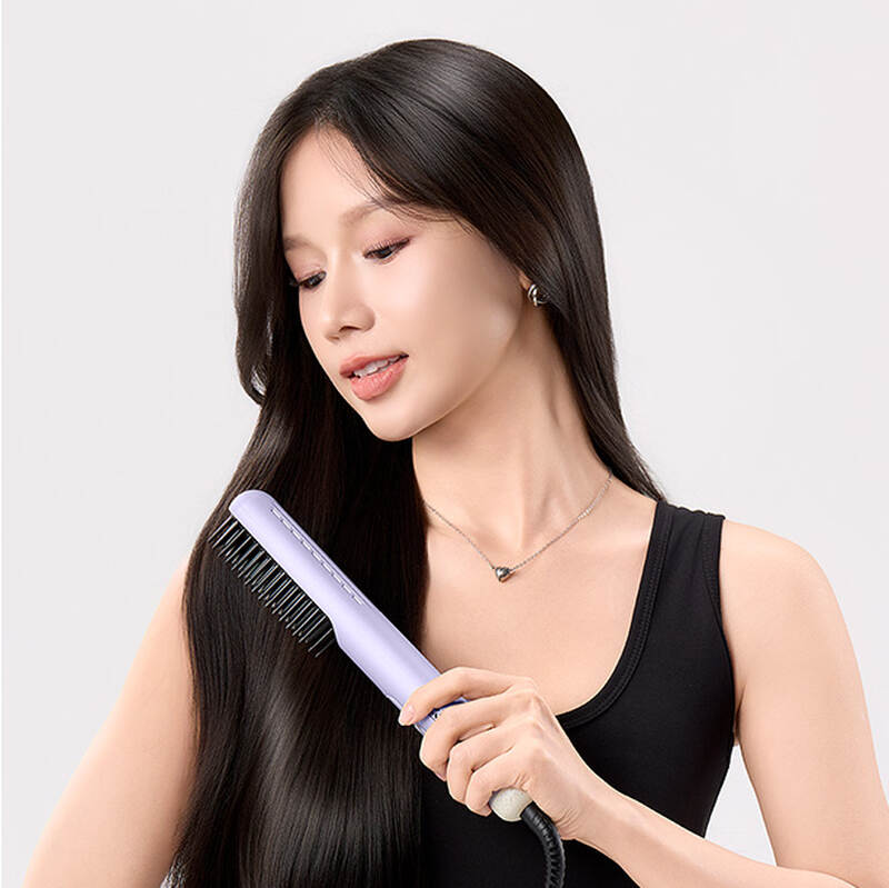 LocknLock Hair Styling Brush 43W, Purple - ENA223PUP, , large image number null